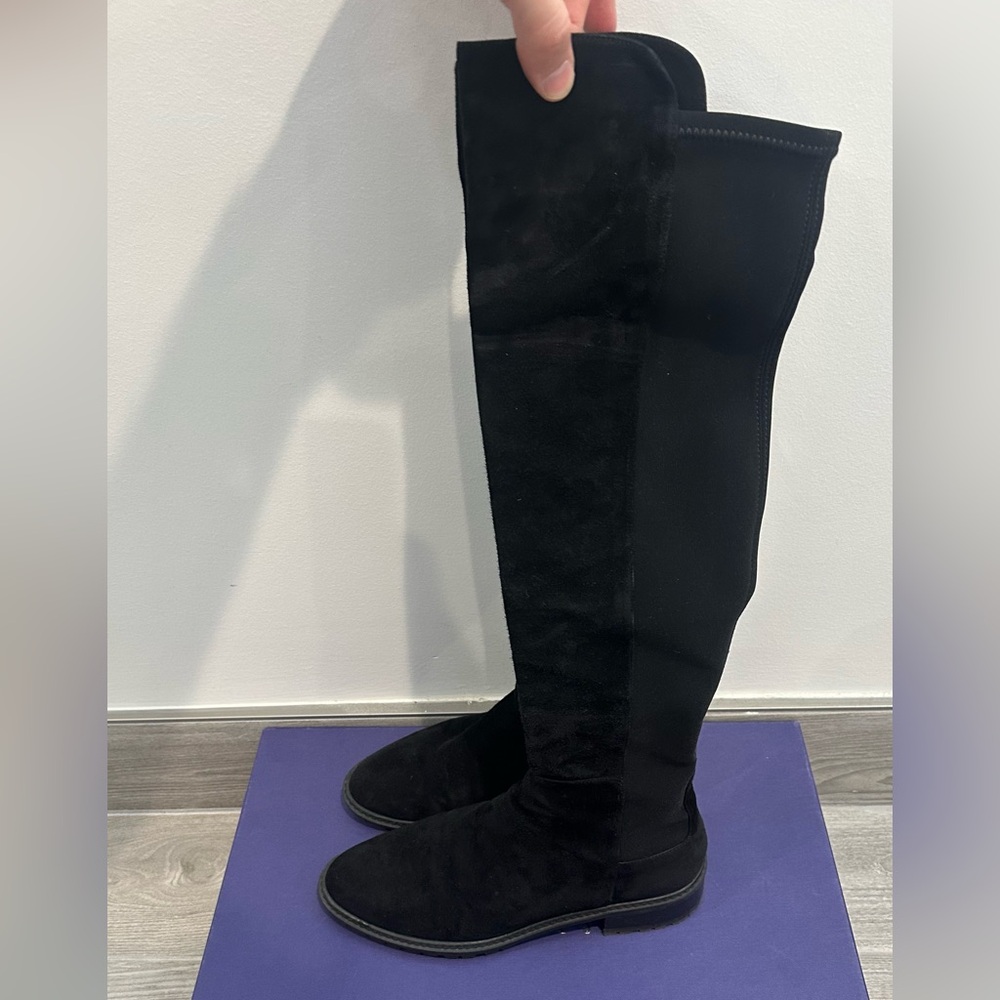 Stuart Weitzman Boot Over the Knee Suede Boots Lugmainline Size 7